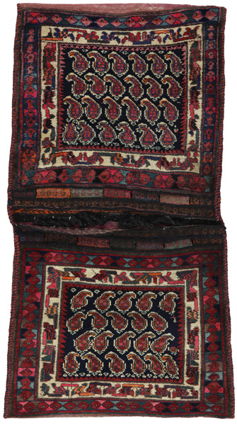 Bijar - Saddle Bag Persian Carpet 143x72