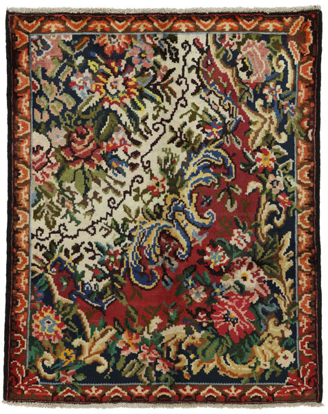 Bakhtiari - Ornak Persian Carpet 145x118