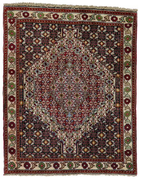 Senneh - Kurdi Persian Carpet 93x75