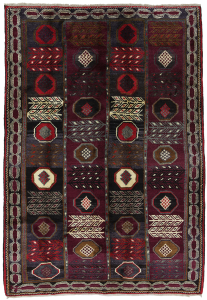 Gabbeh - Qashqai Persian Carpet 212x151