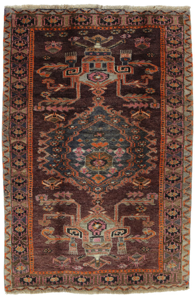 Gabbeh - Bakhtiari Persian Carpet 198x131