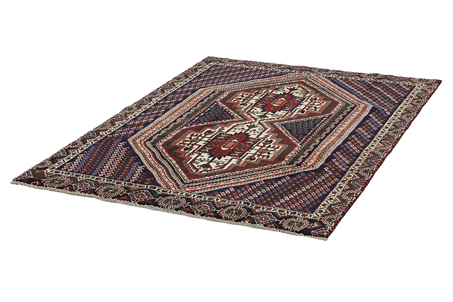 SahreBabak - Afshar Persian Carpet 200x140 - Picture 2