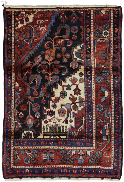 Nahavand - Ornak Persian Carpet 125x87