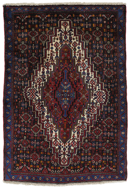 Senneh - Kurdi Persian Carpet 106x74