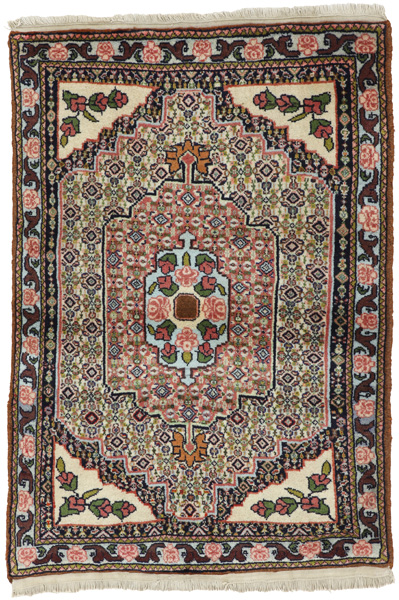 Senneh - Kurdi Persian Carpet 104x72