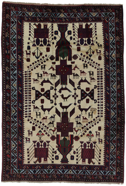 SahreBabak - Afshar Persian Carpet 261x180