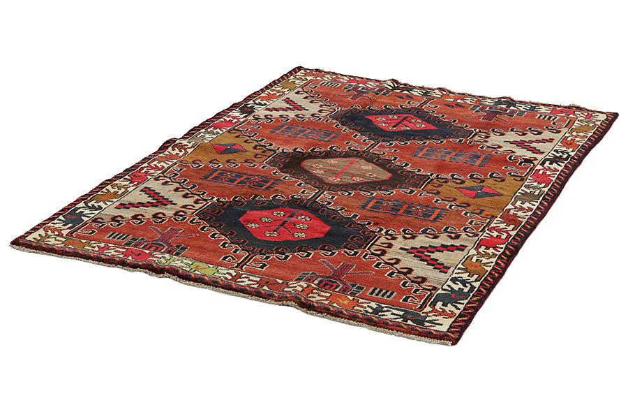 Bakhtiari - Qashqai Persian Carpet 218x150 - Picture 2