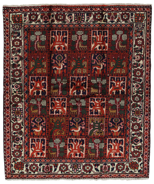Bakhtiari - Qashqai Persian Carpet 186x156
