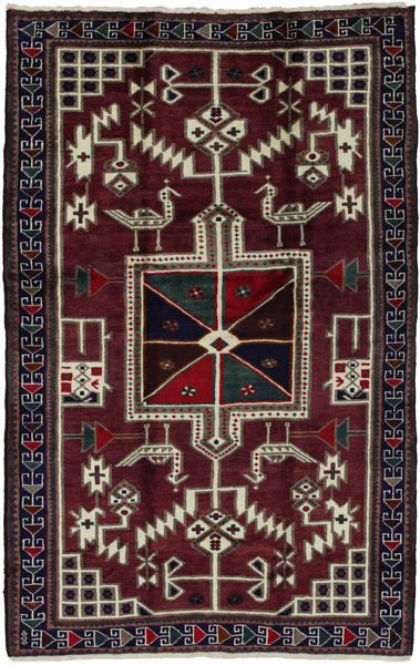 Gabbeh - Qashqai Persian Carpet 217x137