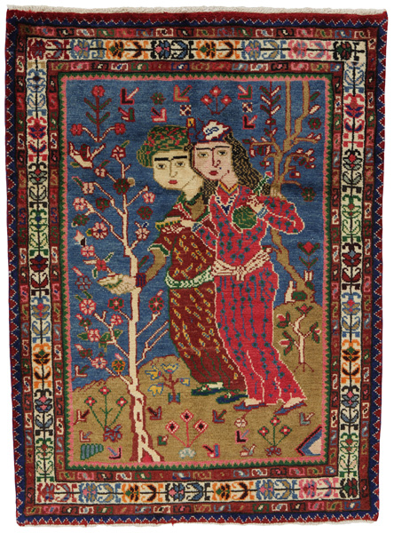 Bijar - Kurdi Persian Carpet 140x100