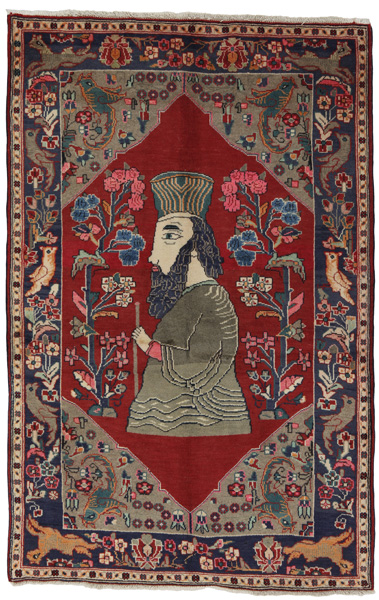 Sarouk - Farahan Persian Carpet 162x105