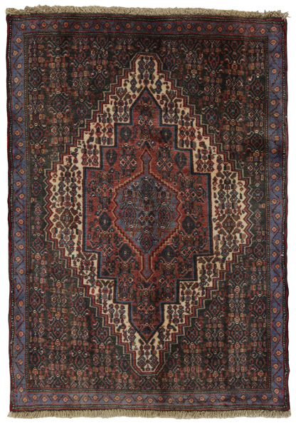 Senneh - Kurdi Persian Carpet 103x73