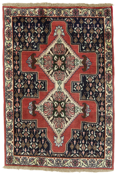 Senneh - Kurdi Persian Carpet 106x73