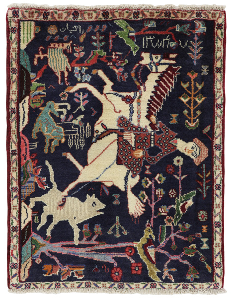 Sarouk - Farahan Persian Carpet 85x66