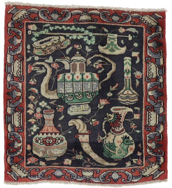 Kashmar - Mashad Persian Carpet 70x75