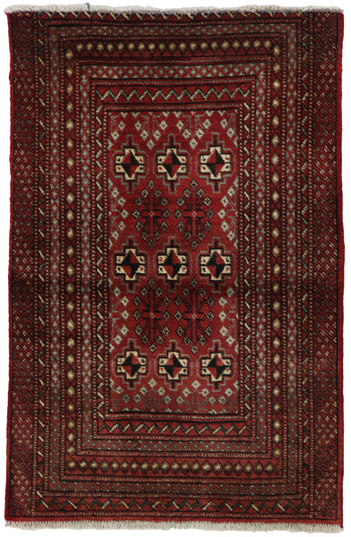 Bokhara - Turkaman Persian Carpet 97x64