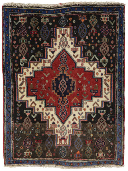 Senneh - Kurdi Persian Carpet 91x68