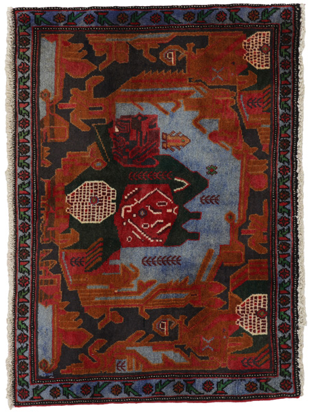 Koliai - Kurdi Persian Carpet 85x80