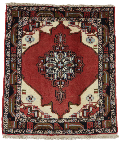 Bijar - Kurdi Persian Carpet 82x73