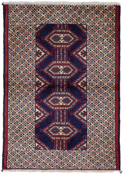 Bokhara - Turkaman Persian Carpet 86x60