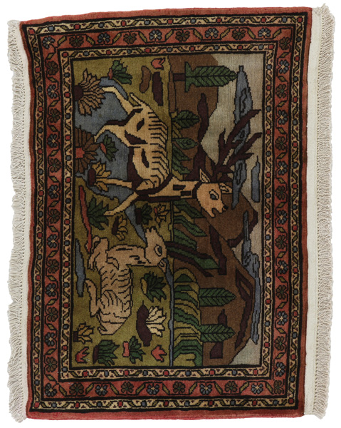 Sarouk - Farahan Persian Carpet 56x82