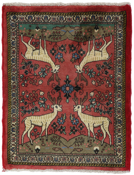 Sarouk - Farahan Persian Carpet 86x67