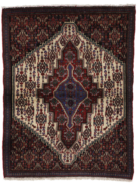 Senneh - Kurdi Persian Carpet 102x78