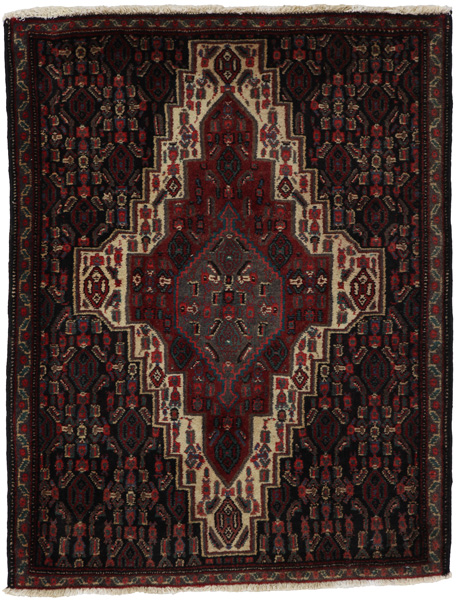 Senneh - Kurdi Persian Carpet 98x76