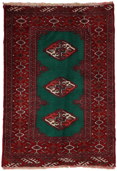 Bokhara - Turkaman Persian Carpet 95x66