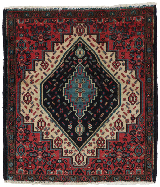Senneh - Kurdi Persian Carpet 85x72