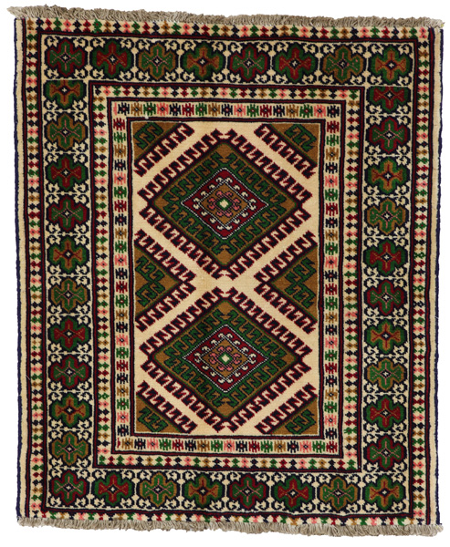 Koliai - Kurdi Persian Carpet 86x72