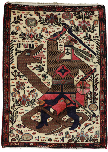 Bijar - Kurdi Persian Carpet 112x80