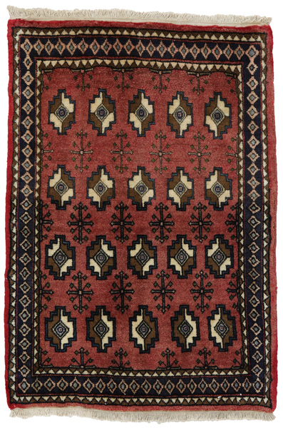 Bokhara - Turkaman Persian Carpet 90x63