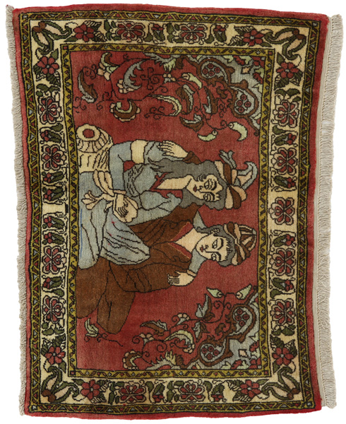 Sarouk - Farahan Persian Carpet 64x91