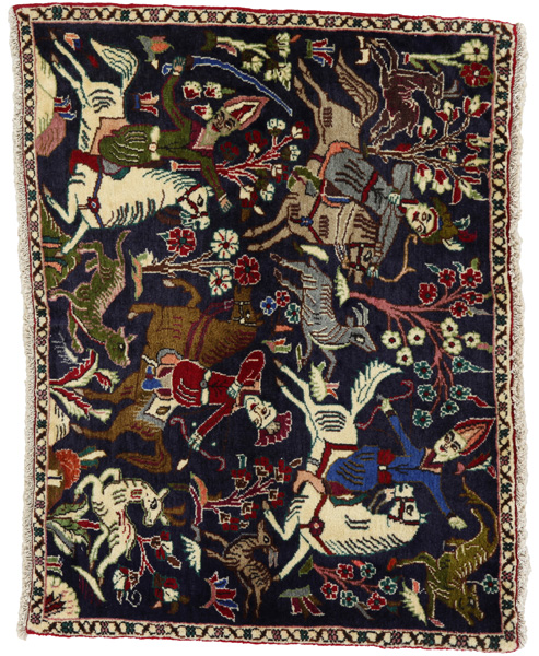 Sarouk - Farahan Persian Carpet 71x92