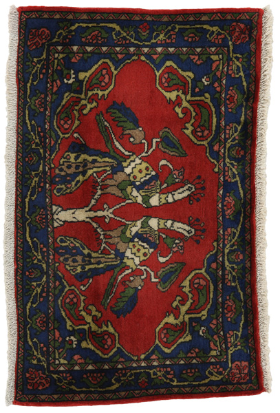 Sarouk - Farahan Persian Carpet 57x93