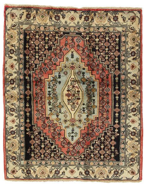 Senneh - Kurdi Persian Carpet 143x115