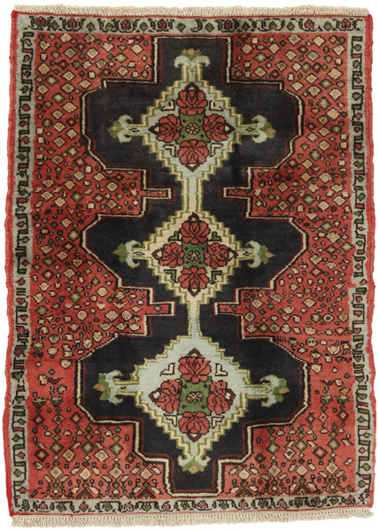 Senneh - Kurdi Persian Carpet 100x74