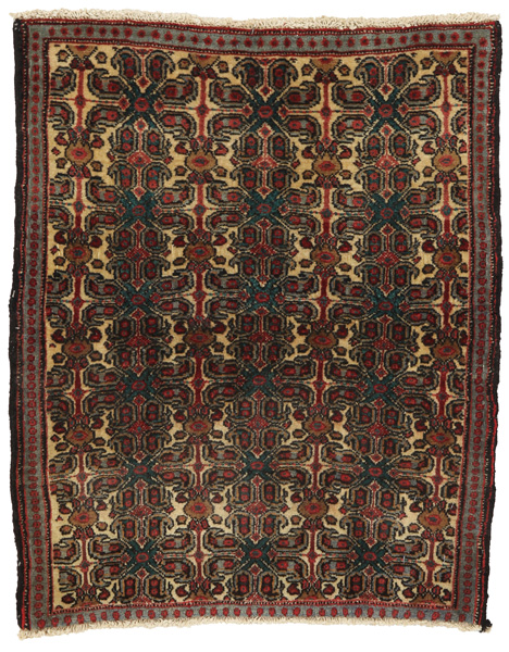 Bijar - Kurdi Persian Carpet 80x65