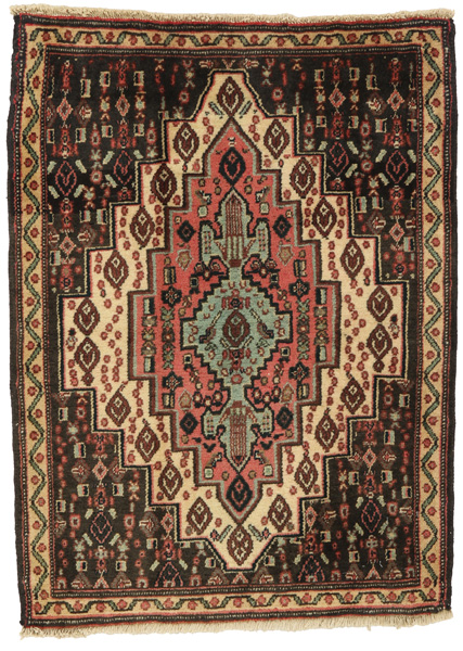 Senneh - Kurdi Persian Carpet 90x66