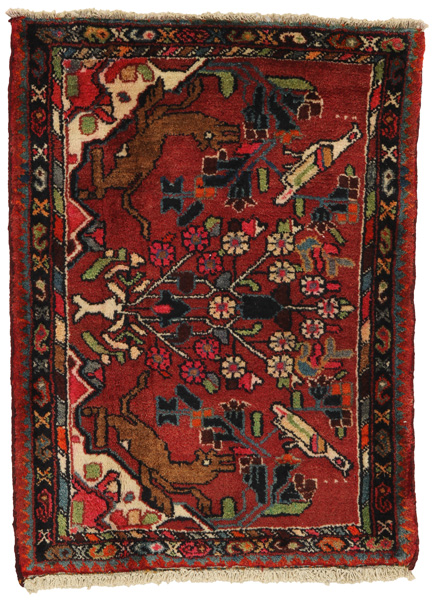 Sarouk - Farahan Persian Carpet 90x66