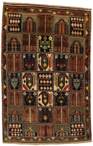 Gabbeh - Bakhtiari Persian Carpet 191x126