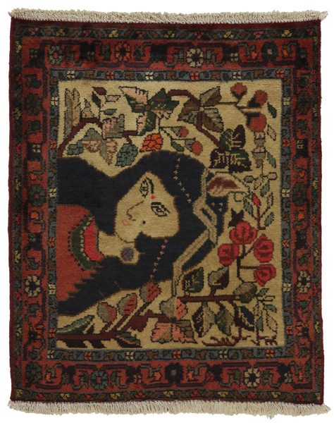Bijar - Kurdi Persian Carpet 86x72