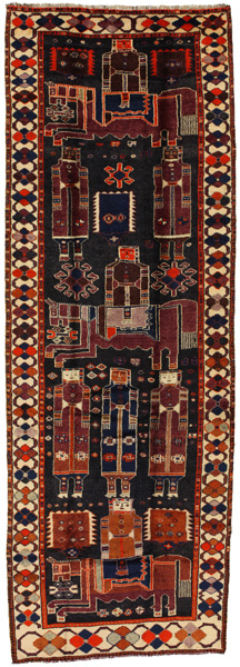 Bakhtiari - Qashqai Persian Carpet 441x148
