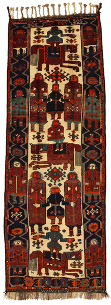 Bakhtiari - Qashqai Persian Carpet 438x153