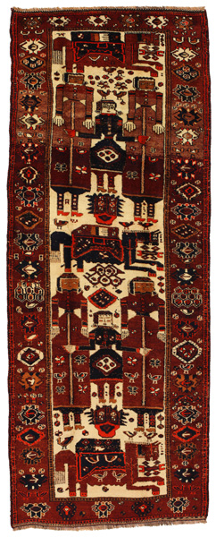 Bakhtiari - Lori Persian Carpet 393x150