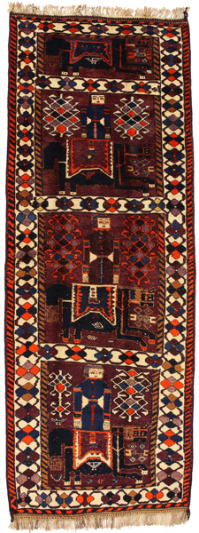 Bakhtiari - Qashqai Persian Carpet 401x148