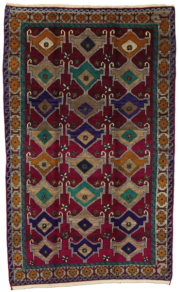 Gabbeh - Qashqai Persian Carpet 253x152