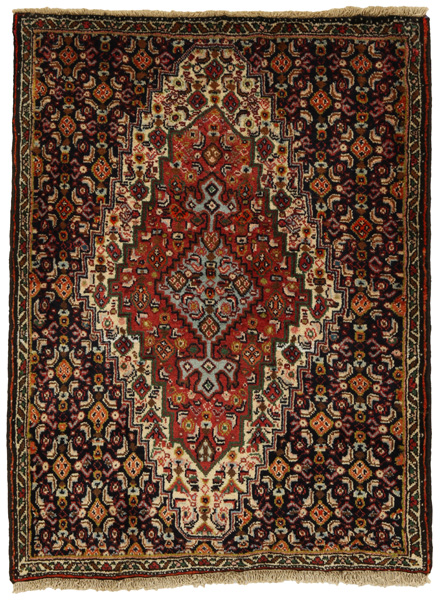 Senneh - Kurdi Persian Carpet 100x75