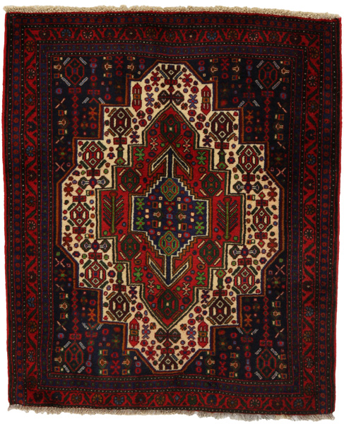 Senneh - Kurdi Persian Carpet 97x80